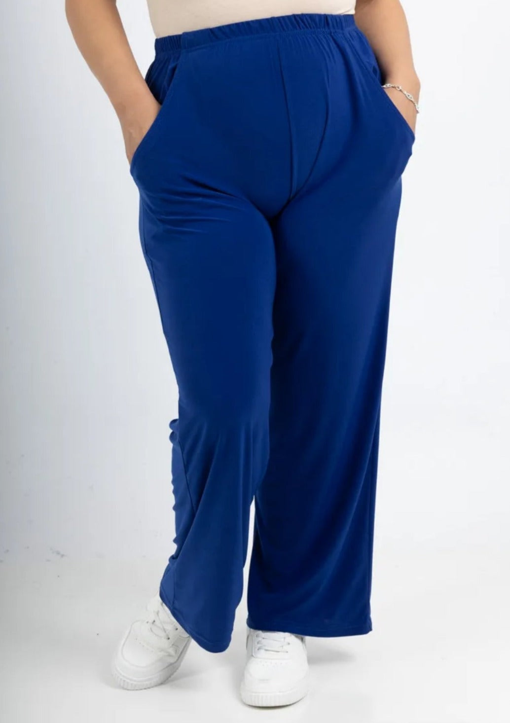 PANTALON ÉLASTANNE BLEU ROI